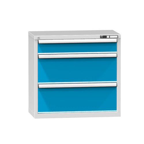 Szafki szufladowe ZR3, 884 x 464 x 840 mm - Szafka szufladowa ZR3, 884 x 464 x 840 mm, szaro-niebieska