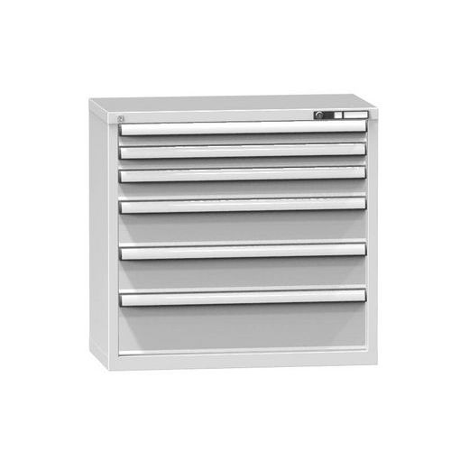 Szafki szufladowe ZR6, 884 x 464 x 840 mm - Szafka szufladowa ZR6, 884 x 464 x 840 mm, szaro-szara