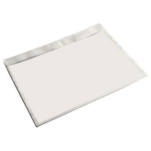 Koperty samoprzylepne na dokumenty, biały kraft, bez nadruku - Koperty samoprzylepne na dokumenty, kraft biały, bez nadruku, 228 x 120 mm