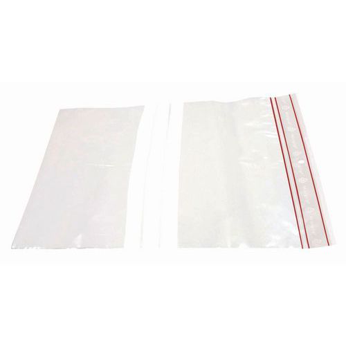 Torebki strunowe Minigrip z możliwością ponownego zamknięcia, 1000 szt. - Torebki strunowe Minigrip z możliwością ponownego zamykania, 150 x 180 mm, 1
