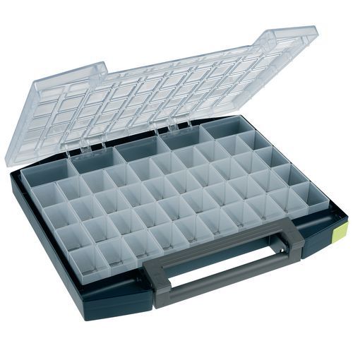 Plastikowe organizery Raaco Boxxser - Plastikowy organizer Raaco Boxxser, 45 przegródek