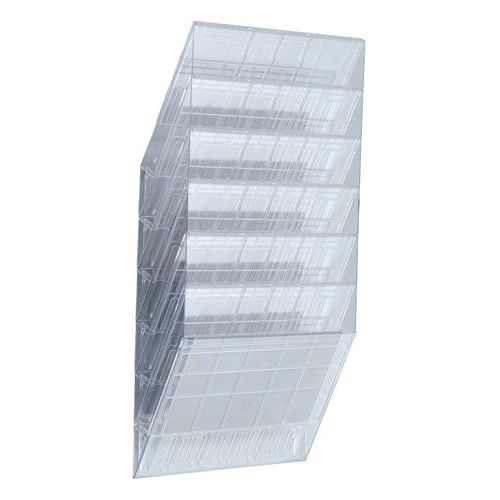 Stojak ścienny na broszury Flexibox, wysokość 62 cm, szerokość 34,8 cm - Stojak ścienny na broszury Flexibox, wysokość 62 cm, szerokość 34,8 cm, kolor