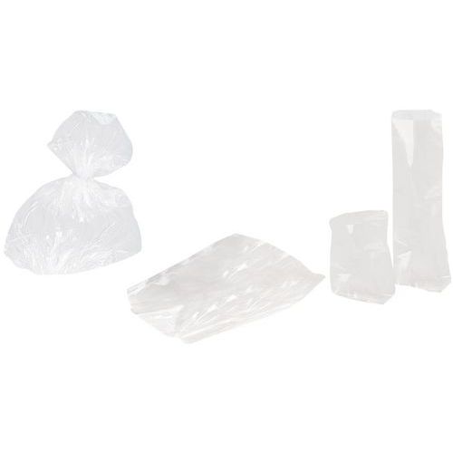 Torby plastikowe z płaskim dnem - Torba plastikowa z płaskim dnem, 100 x 200 mm