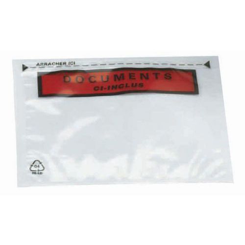 Samoprzylepne koperty foliowe na paczki Manutan Expert, 130 x 120 mm