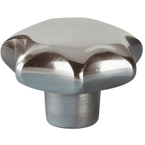 Uchwyty gwiazdowe z wkładką gwintowaną - Rękojeść gwiazdowa z wkładką gwintowaną, średnica: 40 mm, średnica: M8