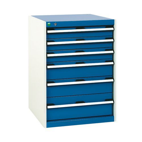 Szafki warsztatowe z szufladami Bott SL-66, wysokość 90 cm - Szafka warsztatowa z szufladami Bott SL-66, wysokość 90 cm, 7 szuflad
