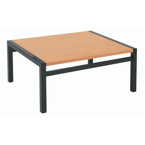 Niskie stoły konferencyjne, 63 x 54 x 31 cm - Niski stół konferencyjny, 63 x 54 x 31 cm, buk/czarny
