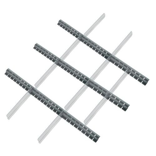 Zestaw przegródek do szuflad Lista, 18 przegródek - Zestaw przegródek do szuflad Lista, 50 x 910 mm, 18 przegródek