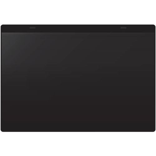 Kieszenie informacyjne formatu Beaverswood A4, samoprzylepne - Kieszeń informacyjna Beaverswood A4, samoprzylepna, czarna