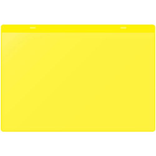 Kieszenie magnetyczne na dokumenty o wymiarach 31 x 21,5 cm - Kieszeń magnetyczna na dokumenty, 31 x 21,5 cm, kolor żółty