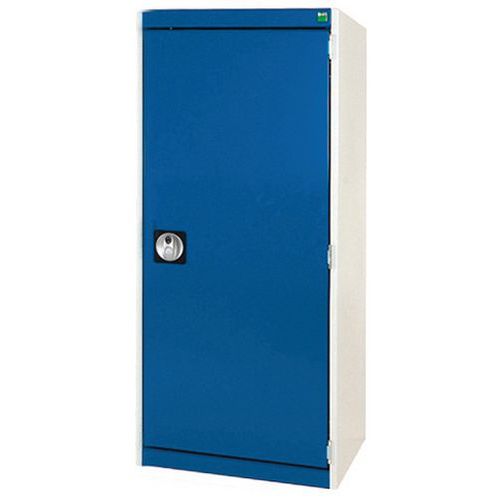 Szafy warsztatowe Bott Cubio, drzwi perforowane, wysokość 120 cm - Szafka warsztatowa Bott Cubio, 120 x 52,5 x 52,5 cm, drzwi perforowane, szaro-niebi