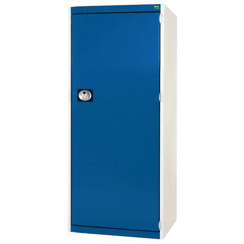 Szafy warsztatowe Bott Cubio, drzwi perforowane, wysokość 160 cm - Szafka warsztatowa Bott Cubio, 160 x 65 x 65 cm, drzwi perforowane, szaro-niebieski
