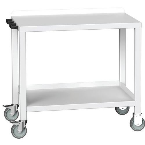 Mobilne stoły warsztatowe Bott Verso Weld, szer. 100 cm, multipleks/stal - Mobilny stół warsztatowy Bott Verso Weld, 91 x 100 x 60 cm, stal, szaro-sza