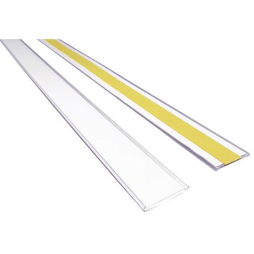 Manutan Expert uchwyt etykiet na regały, samoprzylepny - Manutan Expert uchwyt etykiet na regały, samoprzylepny, 25 x 100 mm