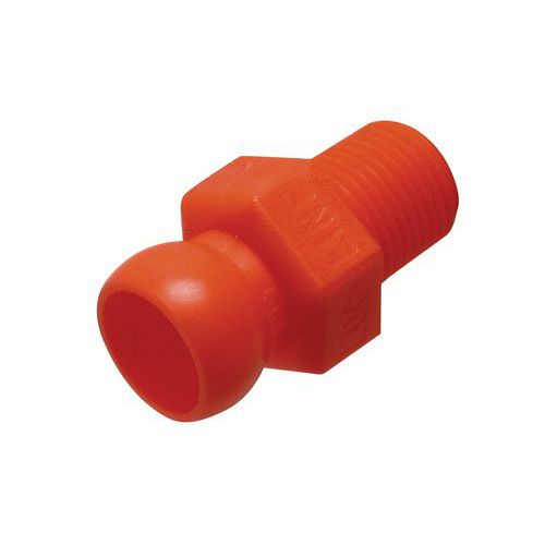 Złącze gwintowane do węży płynu chłodzącego 1/4", 4 szt - Złącze gwintowane do węży płynu chłodzącego 1/4", 1/8 NPT, 4 szt