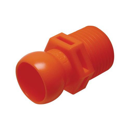Złącze gwintowane do węży płynu chłodzącego 1/2", 4 szt - Złącze gwintowane do węży płynu chłodzącego 1/2", 1/2 NPT, 4 szt