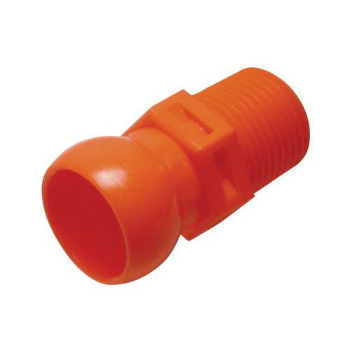 Złącze gwintowane do węży płynu chłodzącego 1/2", 4 szt - Złącze gwintowane do węży płynu chłodzącego 1/2", 3/8 NPT, 4 szt