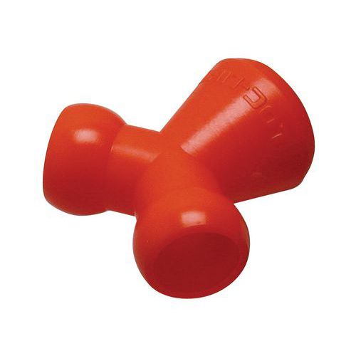 Trójnik Y do węży płynu chłodzącego 1/4", 2 szt