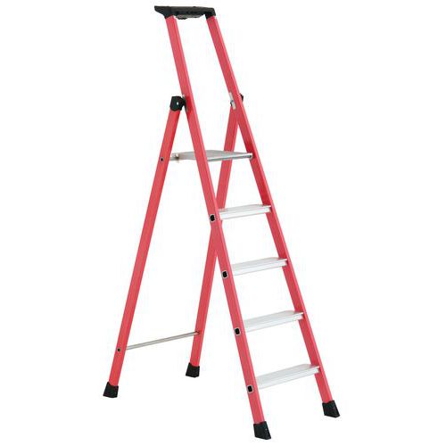 Drabinka z włókna szklanego Compact Tubesca-Comabi - Drabinka z włókna szklanego Compact Tubesca-Comabi, 5 stopni