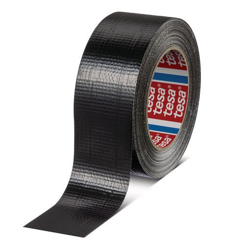 Uniwersalne tekstylne taśmy samoprzylepne Tesa 4615, 50 mm x 50 m - Uniwersalna tekstylna taśma samoprzylepna Tesa 4615, 50 mm x 50 m, czarna