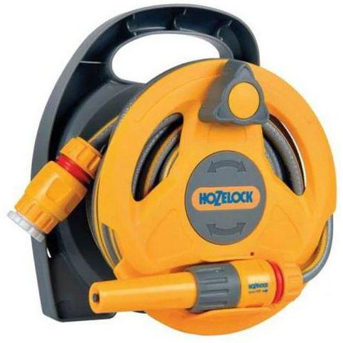 Przenośny bęben na wąż ogrodowy – Hozelock Micro Reel z wężem 7,5 mm x 10 m - Przenośny bęben na wąż do nawadniania – Hozelock Micro Reel z wężem 7,5 