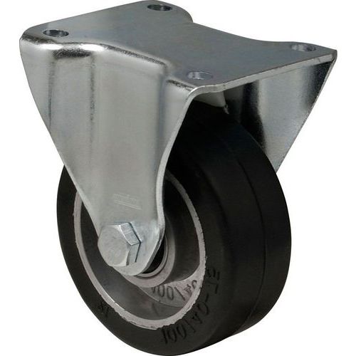 Gumowe koła transportowe z kołnierzem, średnica 100 – 200 mm, łożyska kulkowe - Gumowe koło transportowe z kołnierzem, średnica 200 mm, łożyska kulkow