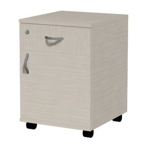 Kontenery mobilne Ergo, 61 x 43 x 54 cm, 1 szuflada + szafka wersja prawa - Kontener mobilny prawy Ergo, 61 x 43 x 54 cm, 1 szuflada, 1 szafka, dekor 