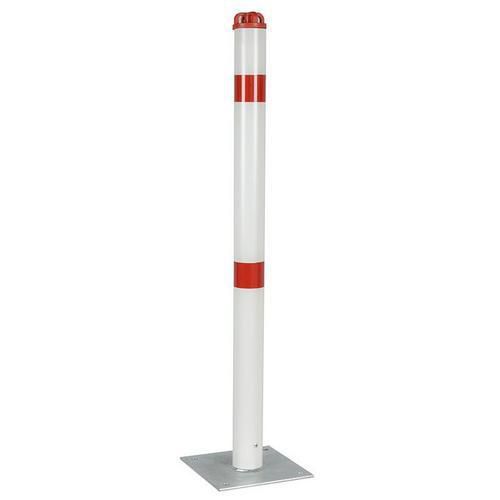 Wytrzymały plastikowy słupek odgradzający Kleeia, wysokość 90 cm Wytrzymały plastikowy słupek odgradzający Kleeia, wysokość 90 cm