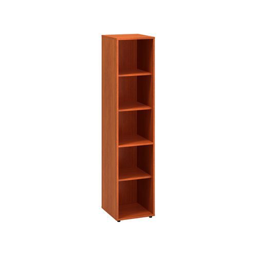 Szafy wysokie wąskie Alfa 500, 178 x 40 x 45 cm, otwarte - Szafa wysoka wąska Alfa 500, 178 x 40 x 45 cm, otwarta, kolor czereśnia