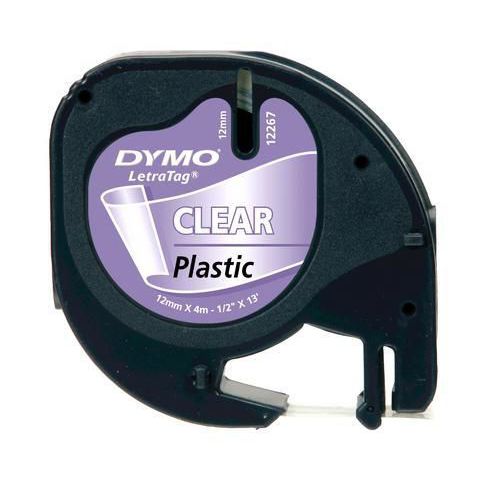 Taśmy z tworzywa sztucznego, do etykieciarek Dymo LetraTag - Taśma plastikowa do etykieciarek Dymo LetraTag, przezroczysta