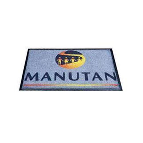 Maty czyszczące zewnętrzne z logo firmy - Mata czyszcząca zewnętrzna z logo firmy, 115 x 180 cm