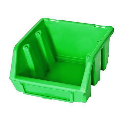 Plastikowe pojemniki Ergobox 1 7,5 x 11,2 x 11,6 cm - Plastikowy pojemnik Ergobox 1 7,5 x 11,2 x 11,6 cm, zielony