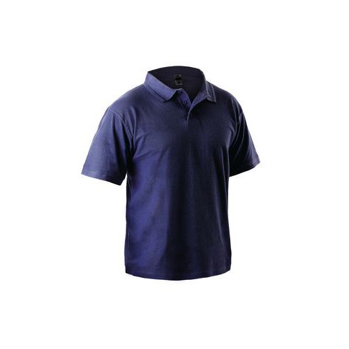 Męska koszulka polo z krótkim rękawem CXS, granatowa - Męska koszulka polo z krótkim rękawem CXS, granatowa, rozm. XXXL