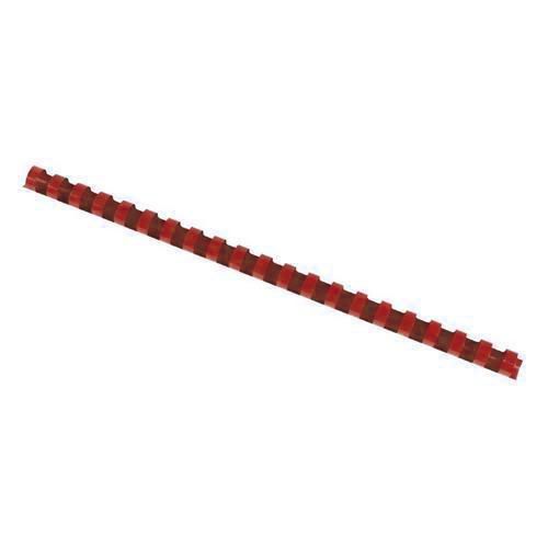 Grzbiety z tworzywa do bindowania - plastikowe grzbiety 14 mm, czerwone