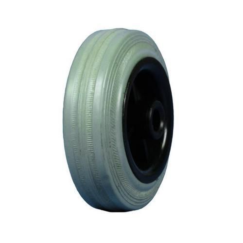 Gumowe kółka jezdne, średnica 80 - 125 mm, łożyska ślizgowe - Gumowe kółko jezdne, średnica 100 mm, łożysko ślizgowe