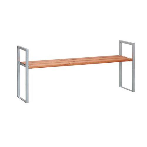 Ławki parkowe Delion z podłokietnikami - Ławki parkowe Delion z podłokietnikami, szerokość 150 cm