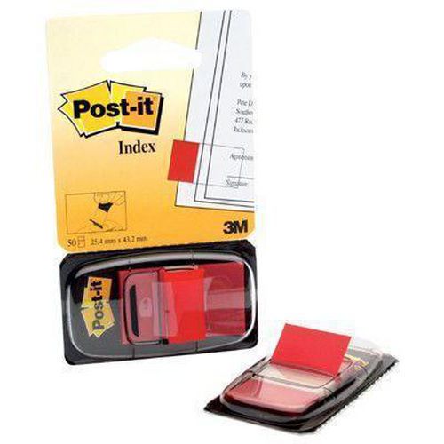 Zakładki samoprzylepne Post-it, 6 szt. - Zakładki samoprzylepne Post-it, 6 szt., czerwone