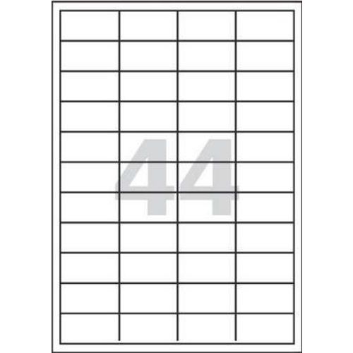 Etykiety samoprzylepne - Etykiety samoprzylepne, 48,5 x 25,4 mm, 100 szt.