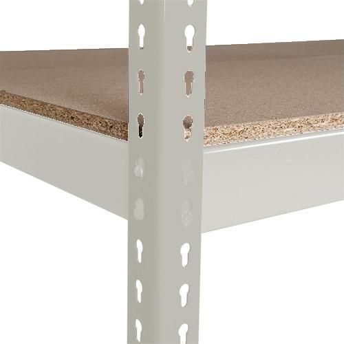 Dodatkowe półki z płyty wiórowej, 152,5 cm, 120 kg, ocynk - Dodatkowa półka z płyty wiórowej, 152,5 x 36,5 cm, 120 kg, ocynk