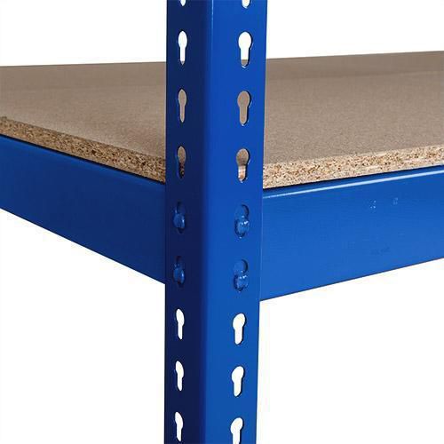 Dodatkowe półki z płyty wiórowej, 91,5 cm, 470 kg, niebieski - Dodatkowa półka z płyty wiórowej, 91,5 x 91,5 cm, 470 kg, niebieska