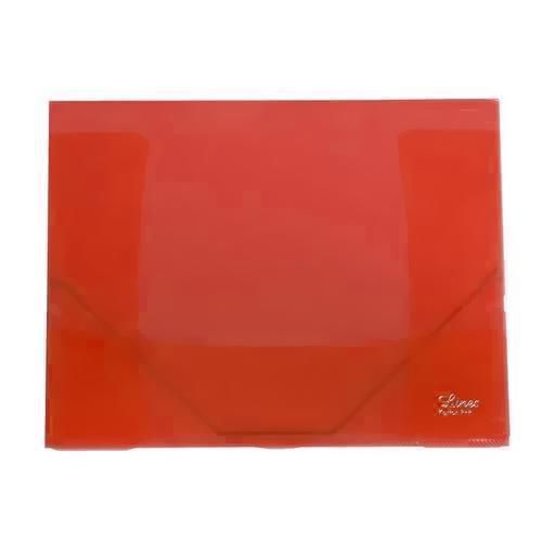 Teczki plastikowe na dokumenty Round, 10 szt. - Teczki plastikowe na dokumenty Round, 10 szt., czerwone