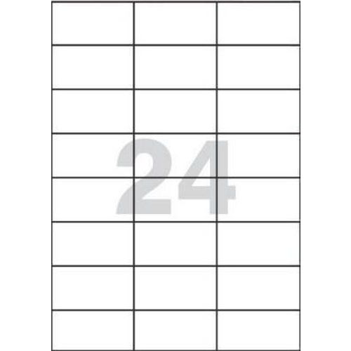 Etykiety samoprzylepne - Etykiety samoprzylepne, 70 x 37 mm, 100 szt.