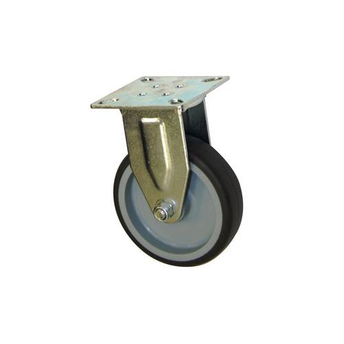 Gumowe kółka do maszyn z kołnierzem, średnica 50 - 125 mm, łożyska ślizgowe - Gumowe kółko do maszyn z kołnierzem, średnica 100 mm, łożysko ślizgowe