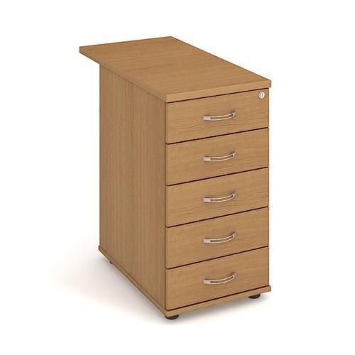 Kontenery dostawne, 75,5 x 40 x 80 cm, 5 szuflad - Kontener dostawny, 75,5 x 40 x 80 cm, 5 szuflad, kolor buk