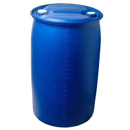 Beczka plastikowa z dwoma wlewami, 220 l