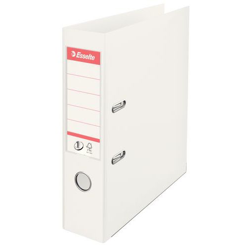 Segregatory dźwigniowe Esselte Lux, 20 szt. - Segregator dźwigniowy Esselte Lux, 20 szt., szerokość 75 mm, biały