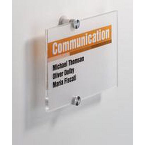 Tabliczki informacyjne na drzwi Crystal Sign - Tabliczka informacyjna na drzwi Crystal Sign, 148 x 210 mm