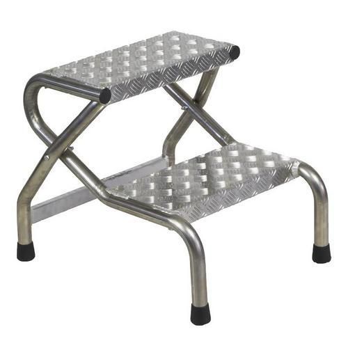 Drabinka aluminiowa Strong, 2 stopnie - Drabinka aluminiowa, 2 stopnie