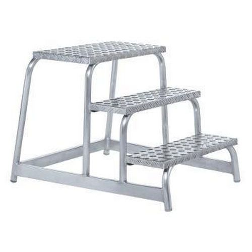 Drabinka aluminiowa Zarges z platformą, 3 stopnie