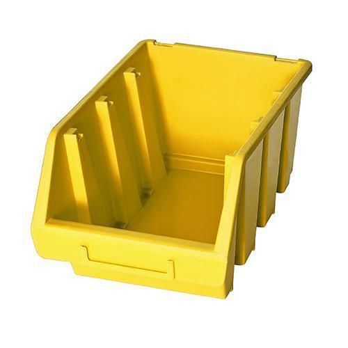 Plastikowe boksy Ergobox 3 12,6 x 17 x 24 cm - Plastikowy boks Ergobox 3 12,6 x 24 x 17 cm, żółty